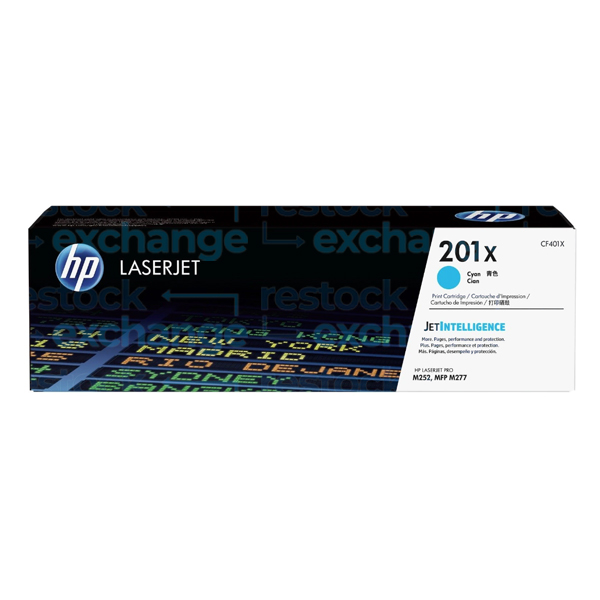 HP CF401X 201X H/C Cyan Toner Cartridge