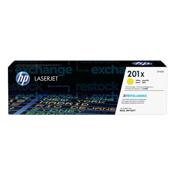 HP CF402X 201X H/C Yellow Toner Cartridge