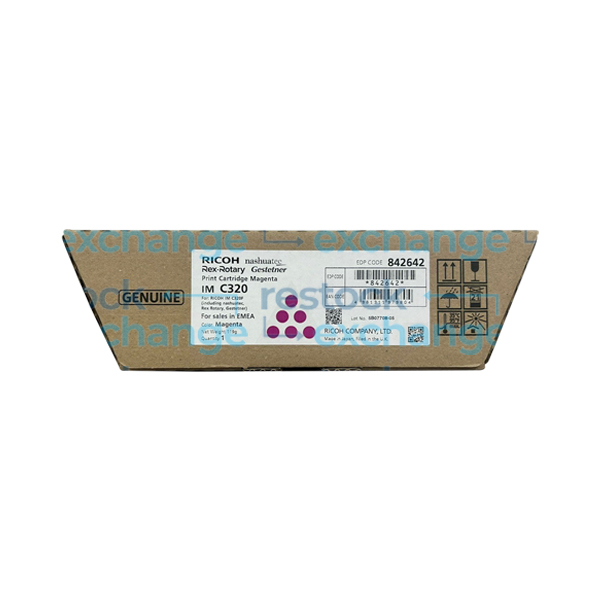 Ricoh 842642 IM C320 Print Cartridge Magenta