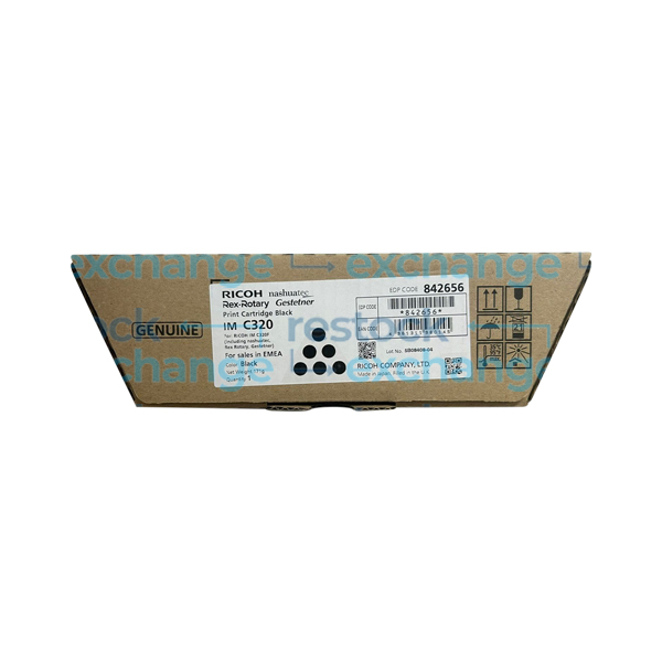 Ricoh 842656 IM C320 Print Cartridge Black
