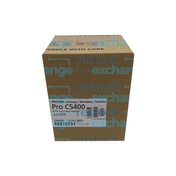 Ricoh 828724 Pro C5400 Print Cartridge Yellow