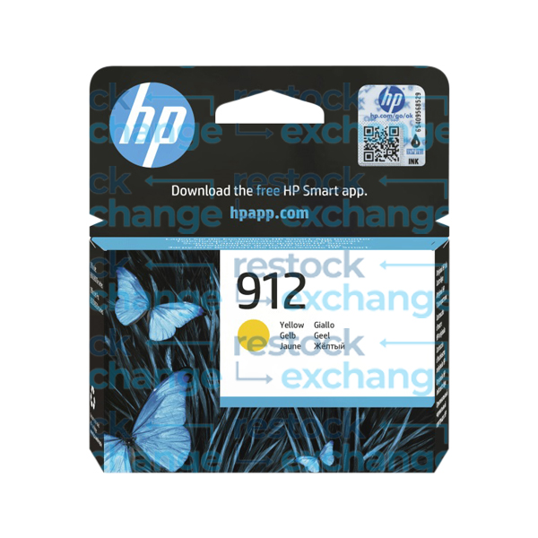 HP 3YL79AE 912 Yellow Ink Cartridge