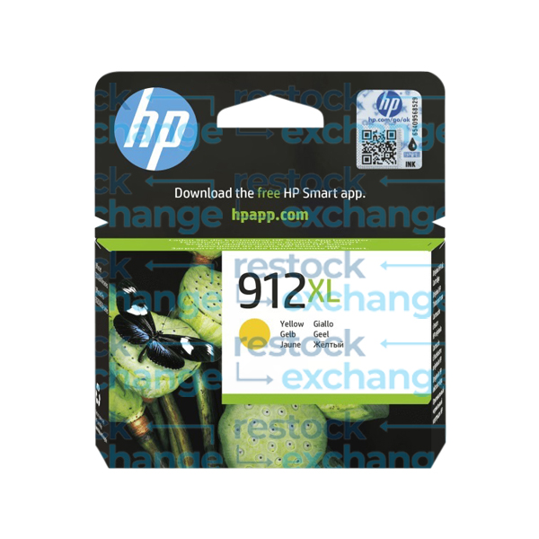 HP 3YL83AE 912XL Yellow H/C Ink Cartridge