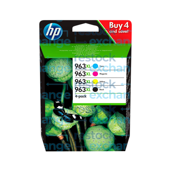 HP 3YP35AE 963XL Multipack - Full Set of 4 H/C Ink Cartridges