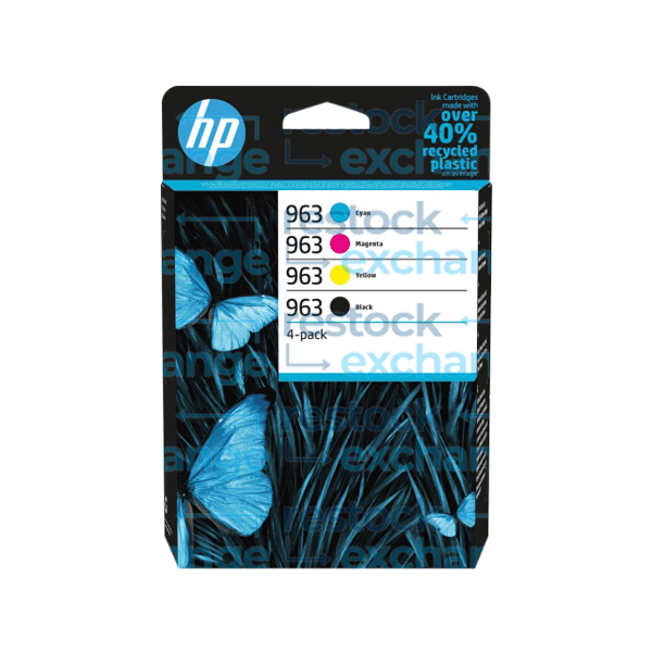 HP 6ZC70AE 963 Multipack - Full Set of 4 Ink Cartridges