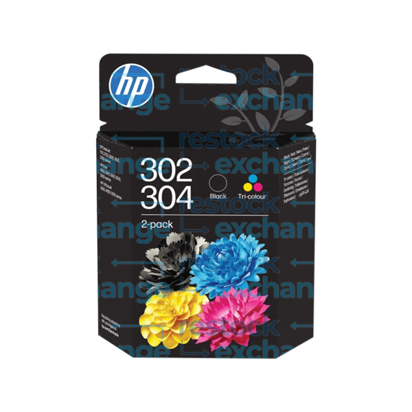 HP B82L1AE 302/304 Multipack - Full Set of 2 Ink Cartridges