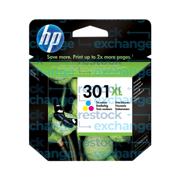 HP CH564EE 301XL Tri-Colour H/C Ink Cartridge