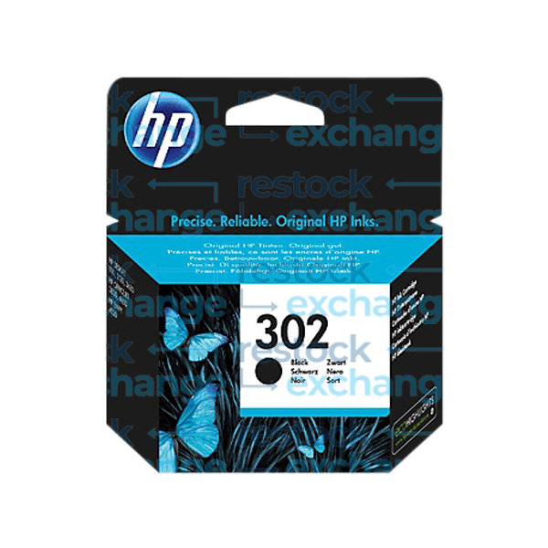 HP F6U66AE 302 Black Ink Cartridge