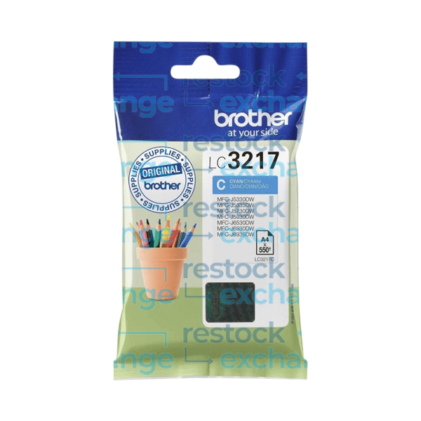 Brother LC3217C Cyan Ink Cartridge