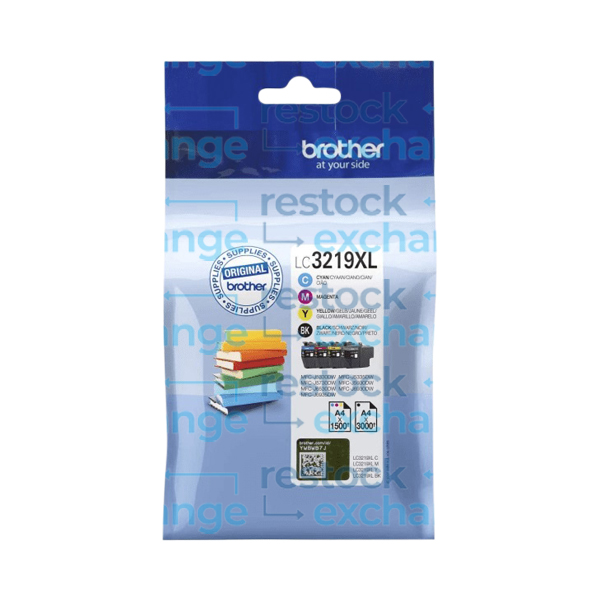 Brother LC3219XL Multipack - Full Set of 4 H/C Ink Cartridges - LC3219XLVAL