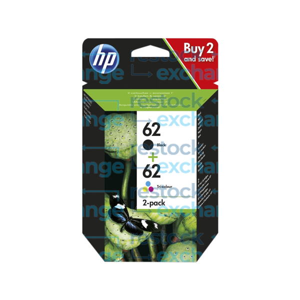 HP N9J71AE 62 Multipack - Full Set of 2 Ink Cartridges