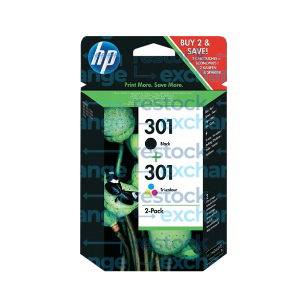 HP N9J72AE 301 Multipack - Full Set of 2 Ink Cartridges
