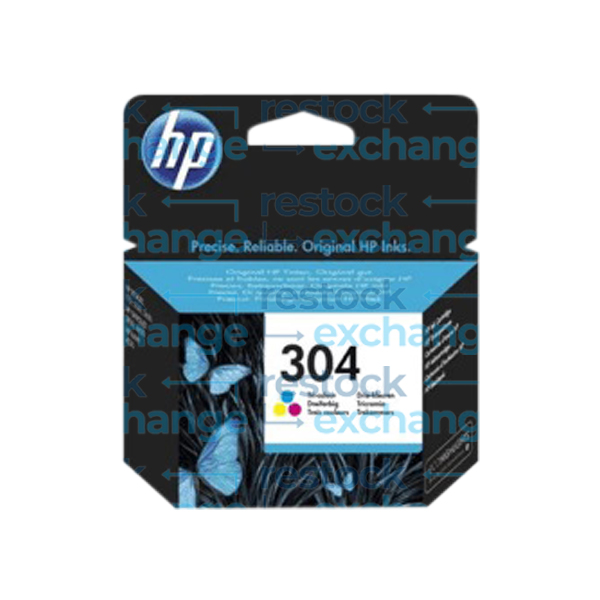 HP N9K05AE 304 Tri-Colour Ink Cartridge