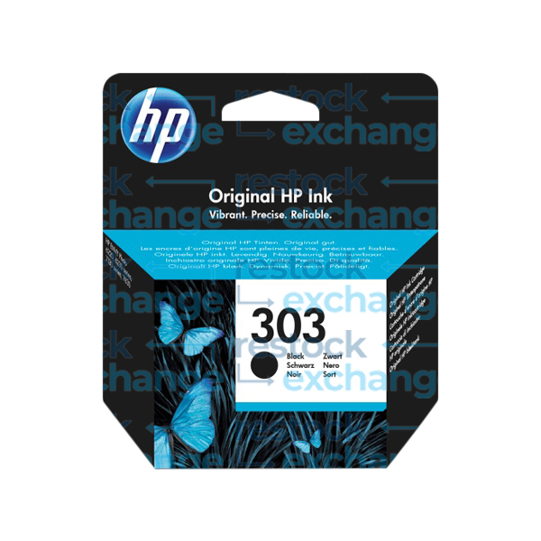 HP T6N02AE 303 Black Ink Cartridge