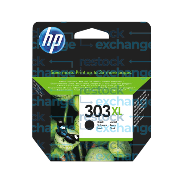 HP T6N04AE 303XL Black H/C Ink Cartridge