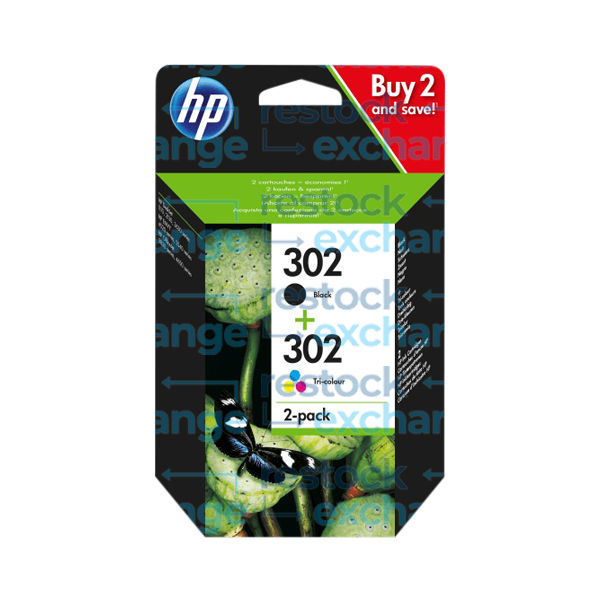 HP X4D37AE 302 Multipack - 2 Ink Cartridges