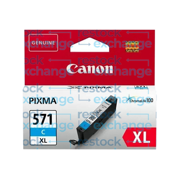Canon CLI-571XL Cyan H/C Ink Cartridge - 0332C004