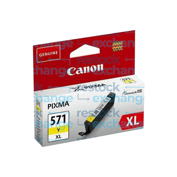 Canon CLI-571XL Yellow H/C Ink Cartridge - 0334C001