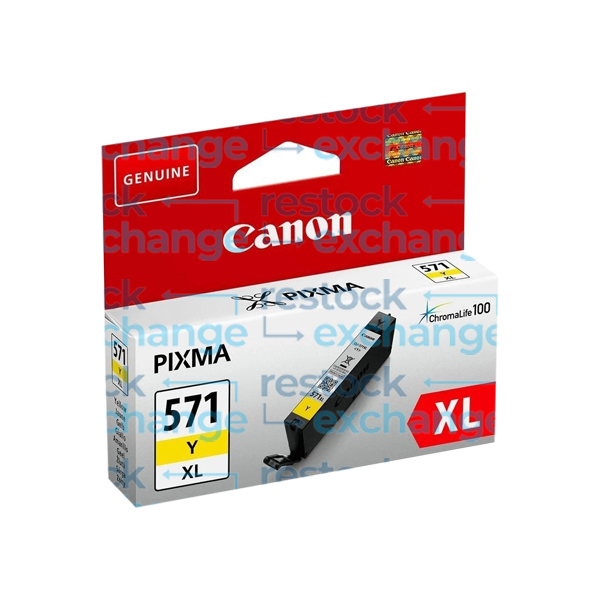 Canon CLI-571XL Yellow H/C Ink Cartridge - 0334C004