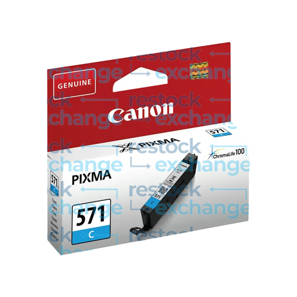 Canon CLI-571 Cyan Ink Cartridge - 0386C001