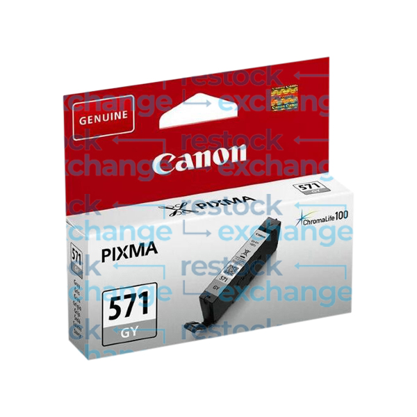 Canon CLI-571 Grey Ink Cartridge - 0389C001