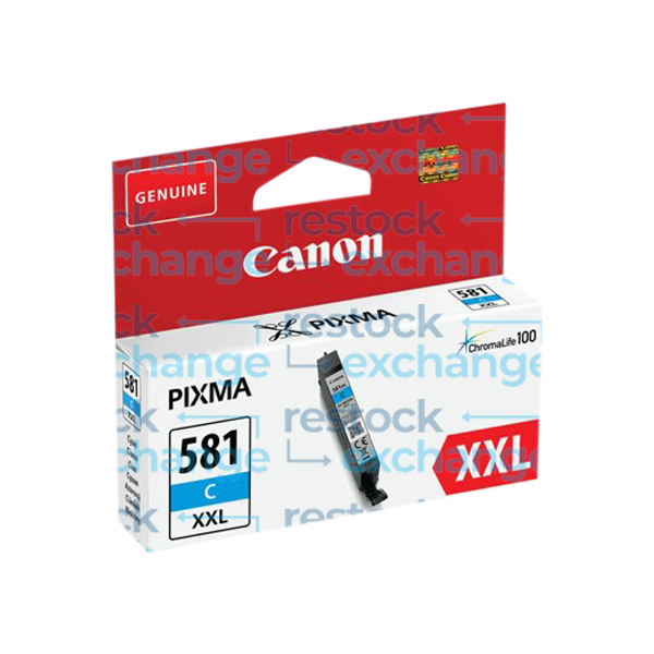 Canon CLI-581XXL Cyan H/C Ink Cartridge - 1995C001