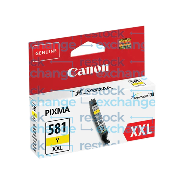 Canon CLI-581XXL Yellow H/C Ink Cartridge - 1997C001
