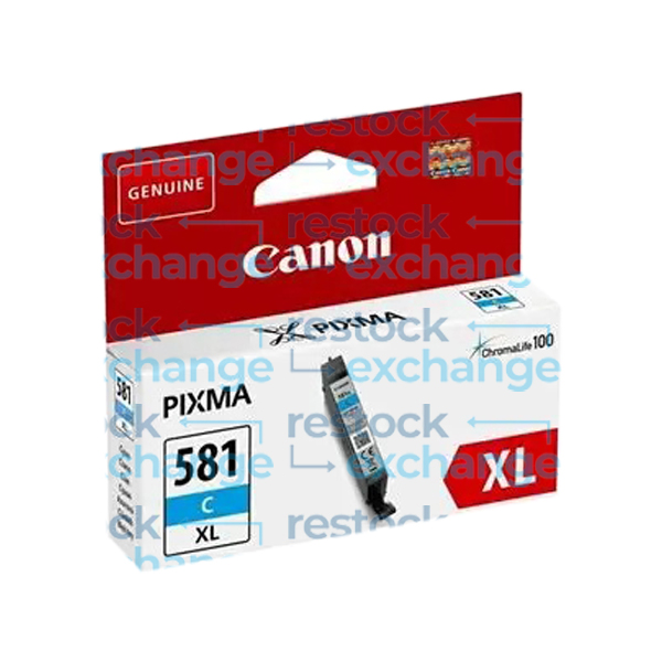 Canon CLI-581XL Cyan H/C Ink Cartridge - 2049C001