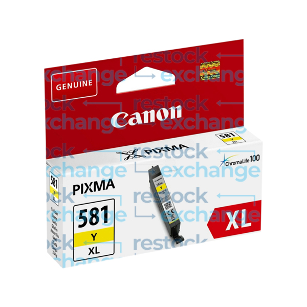 Canon CLI-581XL Yellow H/C Ink Cartridge - 2051C004