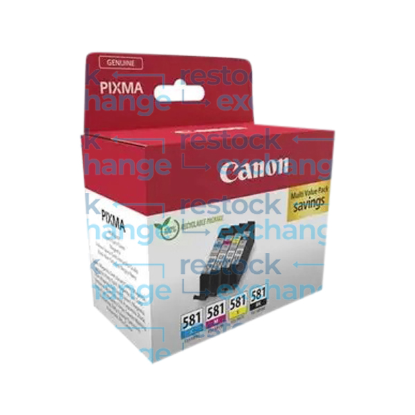 Canon CLI-581 Multipack - Full Set of 4 Ink Tanks - 2103C006