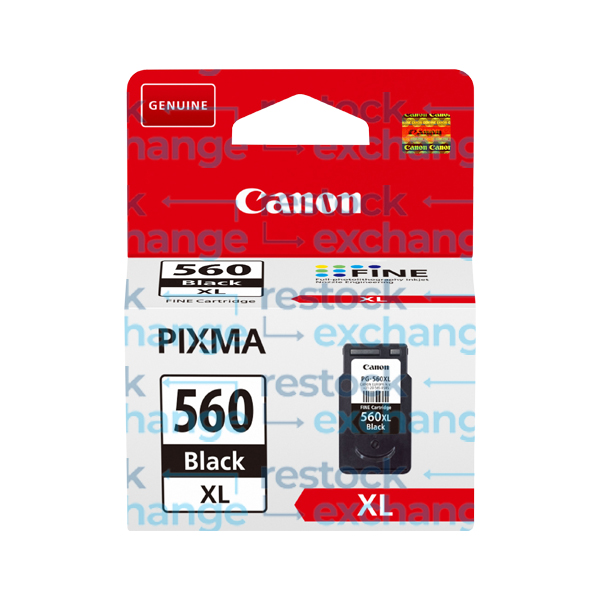Canon PG-560XL Black H/C Ink Cartridge - 3712C001
