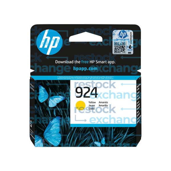 HP 4K0U5NE 924 Yellow Ink Cartridge