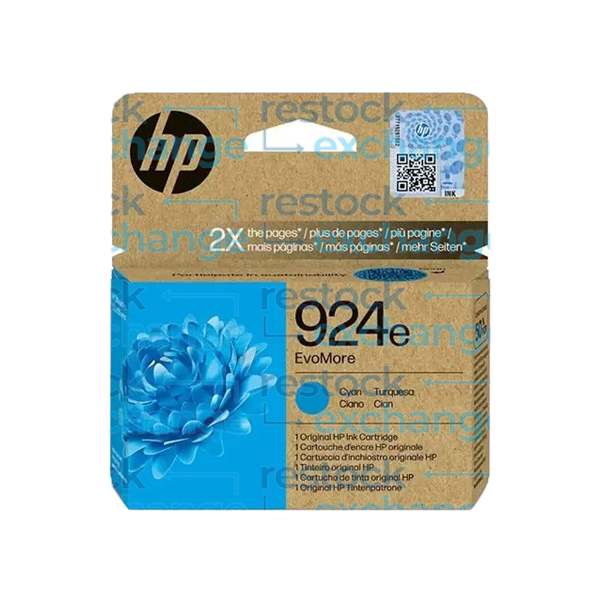 HP 4K0U7NE 924e Cyan Ink Cartridge