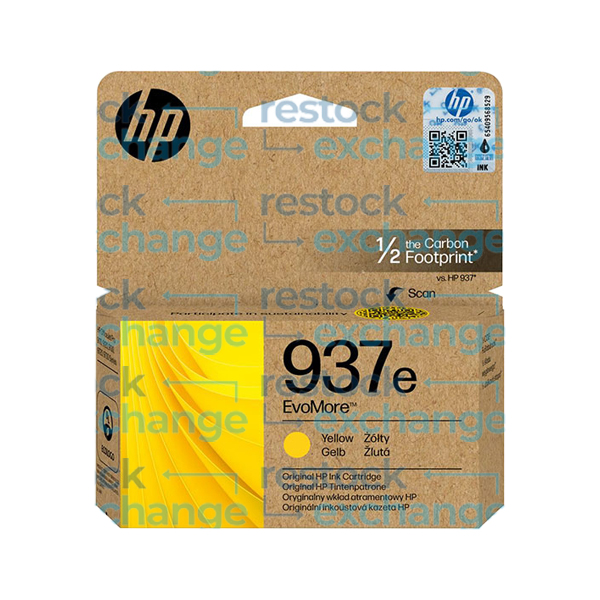 HP 4S6W8NE 937e Yellow Ink Cartridge