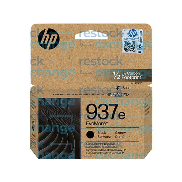 HP 4S6W9NE 937e Black Ink Cartridge