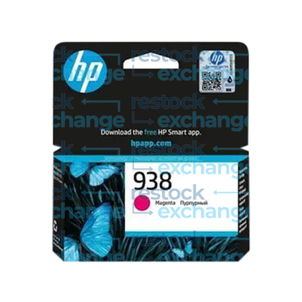 HP 4S6X6PE 938 Magenta Ink Cartridge