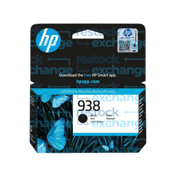 HP 4S6X8PE 938 Black Ink Cartridge