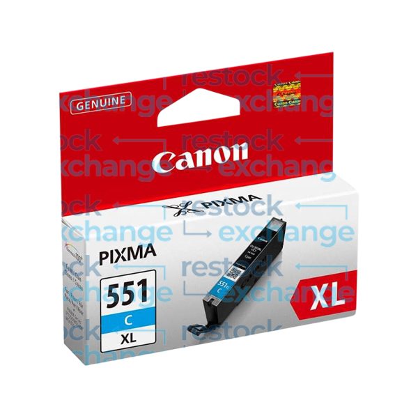 Canon CLI-551XL Cyan H/C Ink Tank - 6444B001