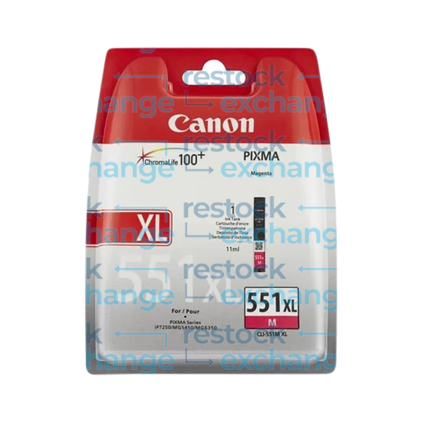 Canon CLI-551XL Magenta H/C Ink Cartridge - 6445B004