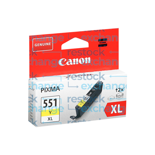 Canon CLI-551XL Yellow H/C Ink Cartridge - 6446B001