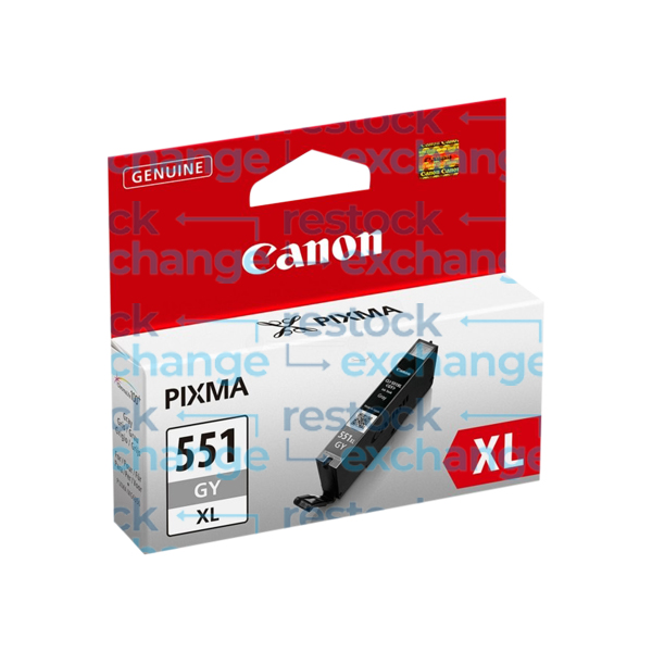 Canon CLI-551XL Grey H/C Ink Cartridge - 6447B001