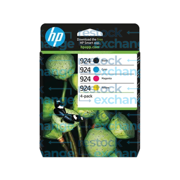 HP 6C3Z1NE 924 Multipack - Full Set of 4 Ink Cartridges