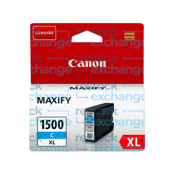 Canon PGI-1500XL Cyan H/C Ink Cartridge - 9193B001