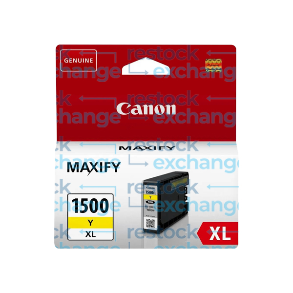 Canon PGI-1500XL Yellow H/C Ink Cartridge - 9195B001