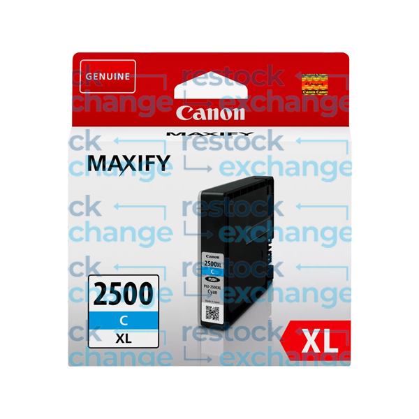 Canon PGI-2500XL Cyan H/C Ink Cartridge - 9265B001