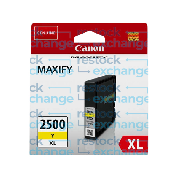 Canon PGI-2500XL Yellow H/C Ink Cartridge - 9267B001