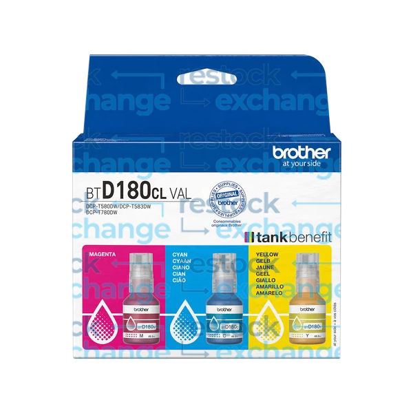 Brother BTD180CLVAL CMY Ink Bottle