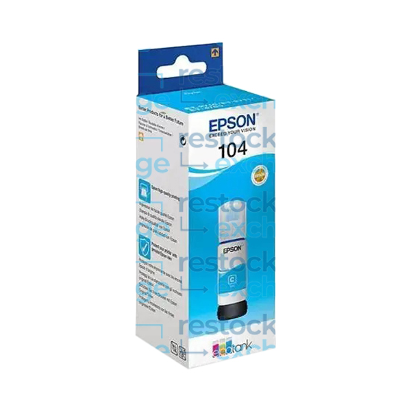 Epson 104 C13T00P240 Cyan Ink Bottle