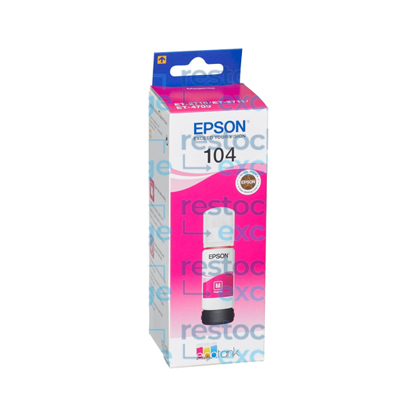 Epson 104 C13T00P340 Magenta Ink Bottle