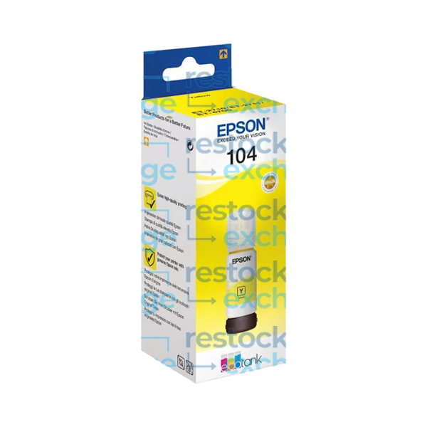 Epson 104 C13T00P440 Yellow Ink Bottle